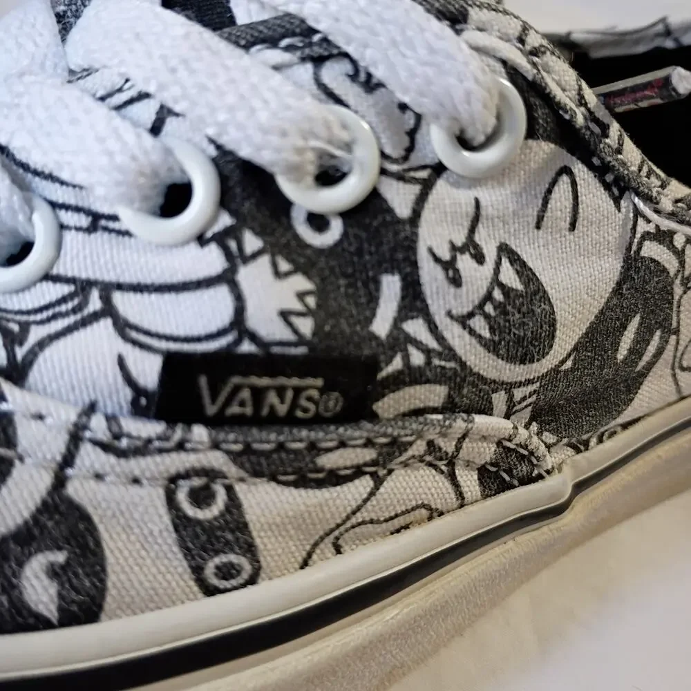 Vans Nintendo Super Mario Bros Villains Game Over Sneakers W7 M5.5 Canvas Skate - Picture 13 of 15